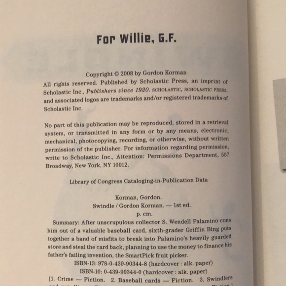 Swindle and Zoobreak Gordon Korman Middle Grade Children’s Adventure Hardcover - Picture 6 of 16